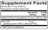 Liquid Vitamin D3-K2 1oz